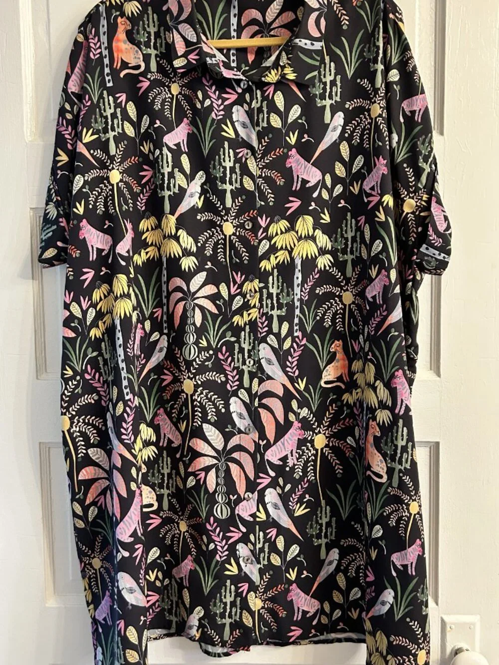 Little Party Dress "Wild Safari" Button-Up Shirt Dress – Size AU 20 / US 16 - Picture 3 of 8